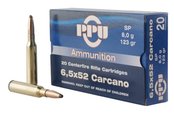 6.5×52 carcano ammo